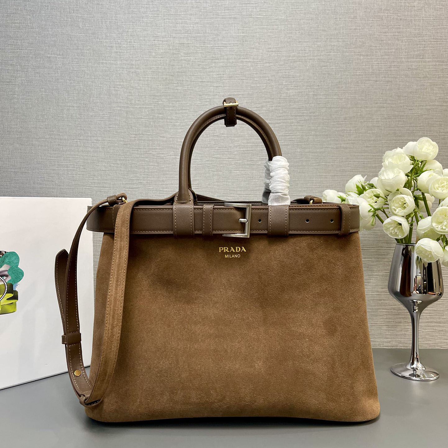 Pra*a top handle bags